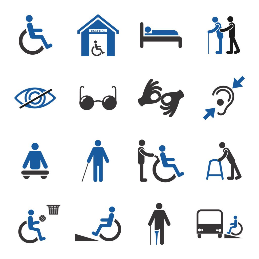 Disability Icon Set